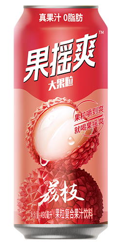 果粒复合果汁饮料(荔枝)（490ml罐）