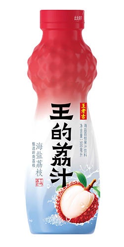 王的荔汁-500瓶装-海盐荔枝-效果图